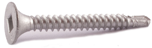 8 x 1 5/8 Simpson Bugle-Head Self-Drilling Screw - Square Drive 410 SS - Box (100)