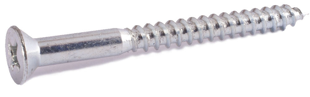 9 x 1 Phillips Flat Wood Screw Zinc Plated