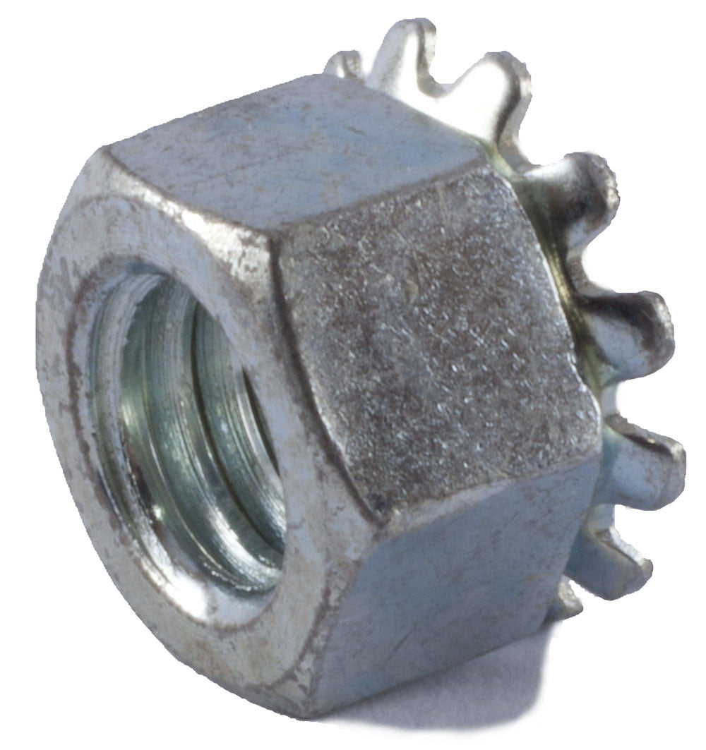 3/8-16 Keps Nut Zinc Plated