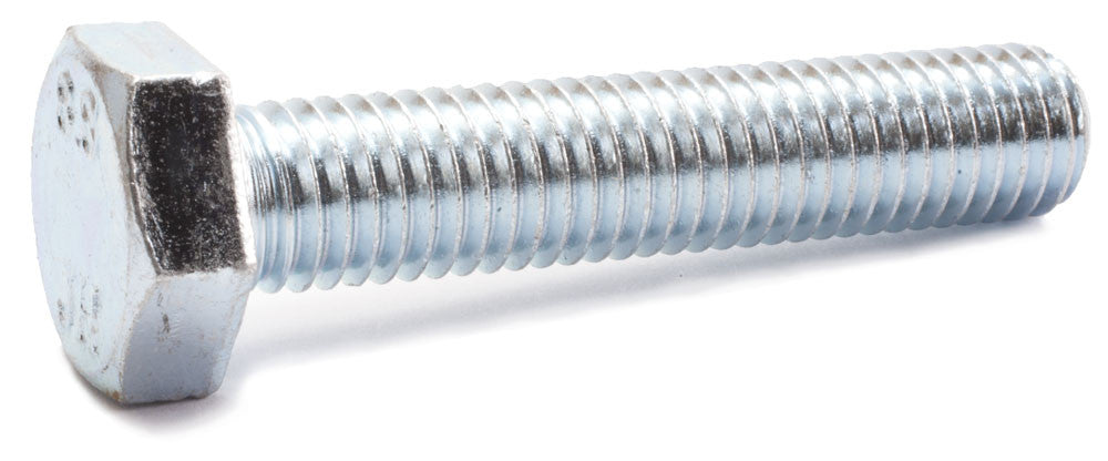 M8-1.25 x 25 Hex Cap Screw 8.8 DIN 933 Zinc Plated (Fully Threaded)