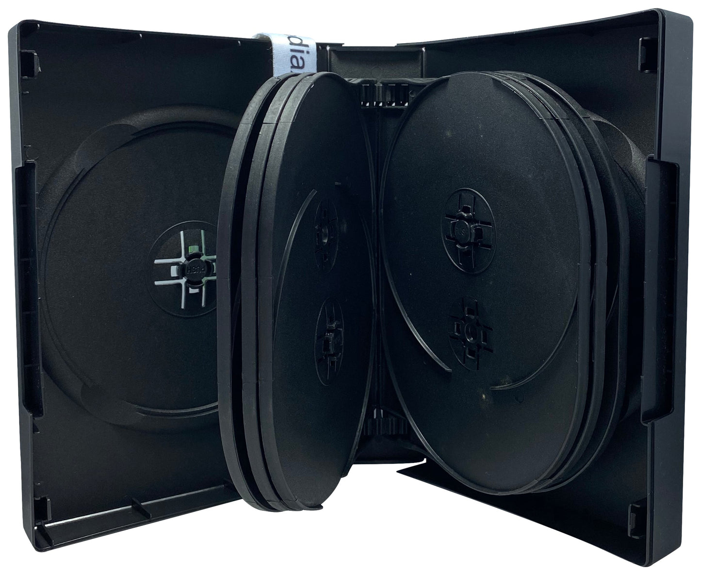 Black 14 Disc DVD Cases