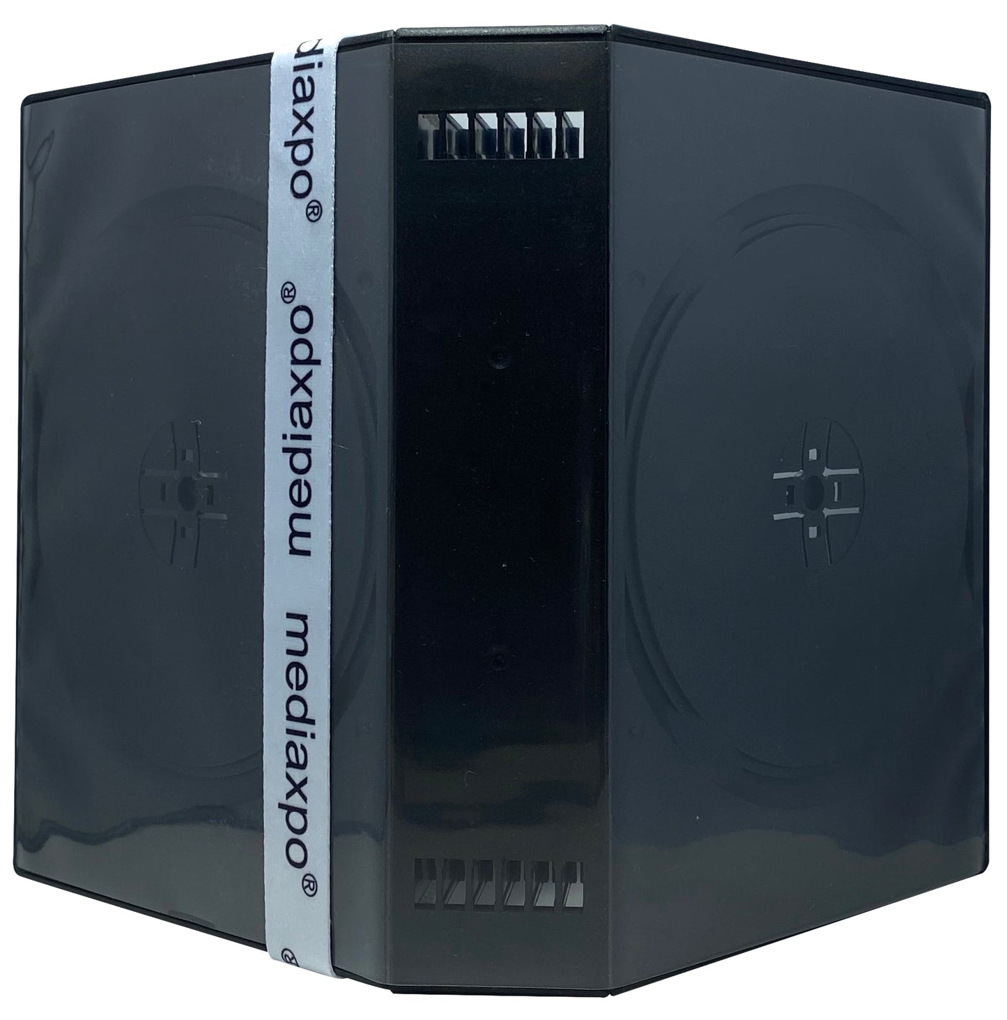 Black 14 Disc DVD Cases