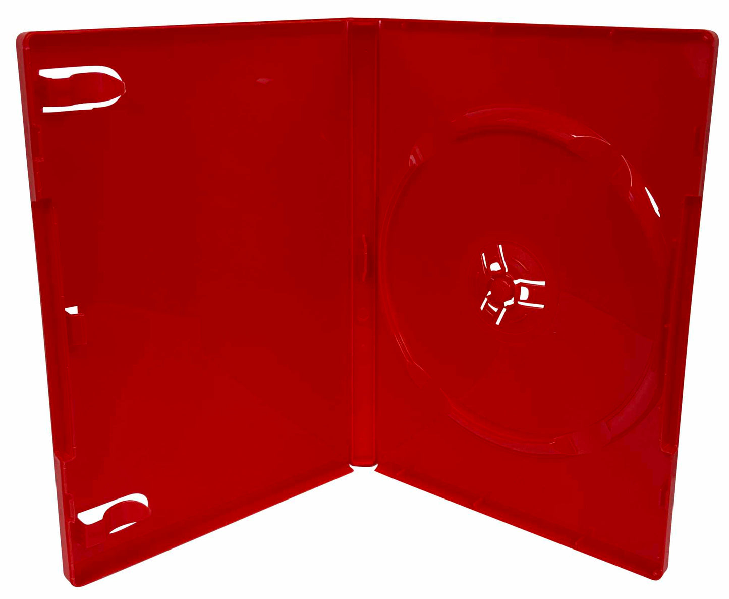 STANDARD Solid Glossy Red Color Single DVD Cases