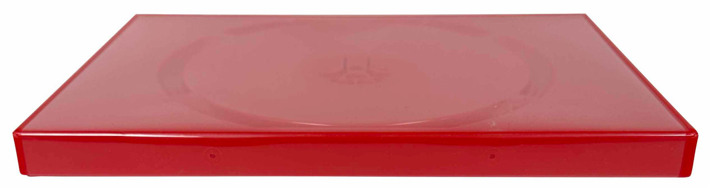 STANDARD Solid Glossy Red Color Single DVD Cases