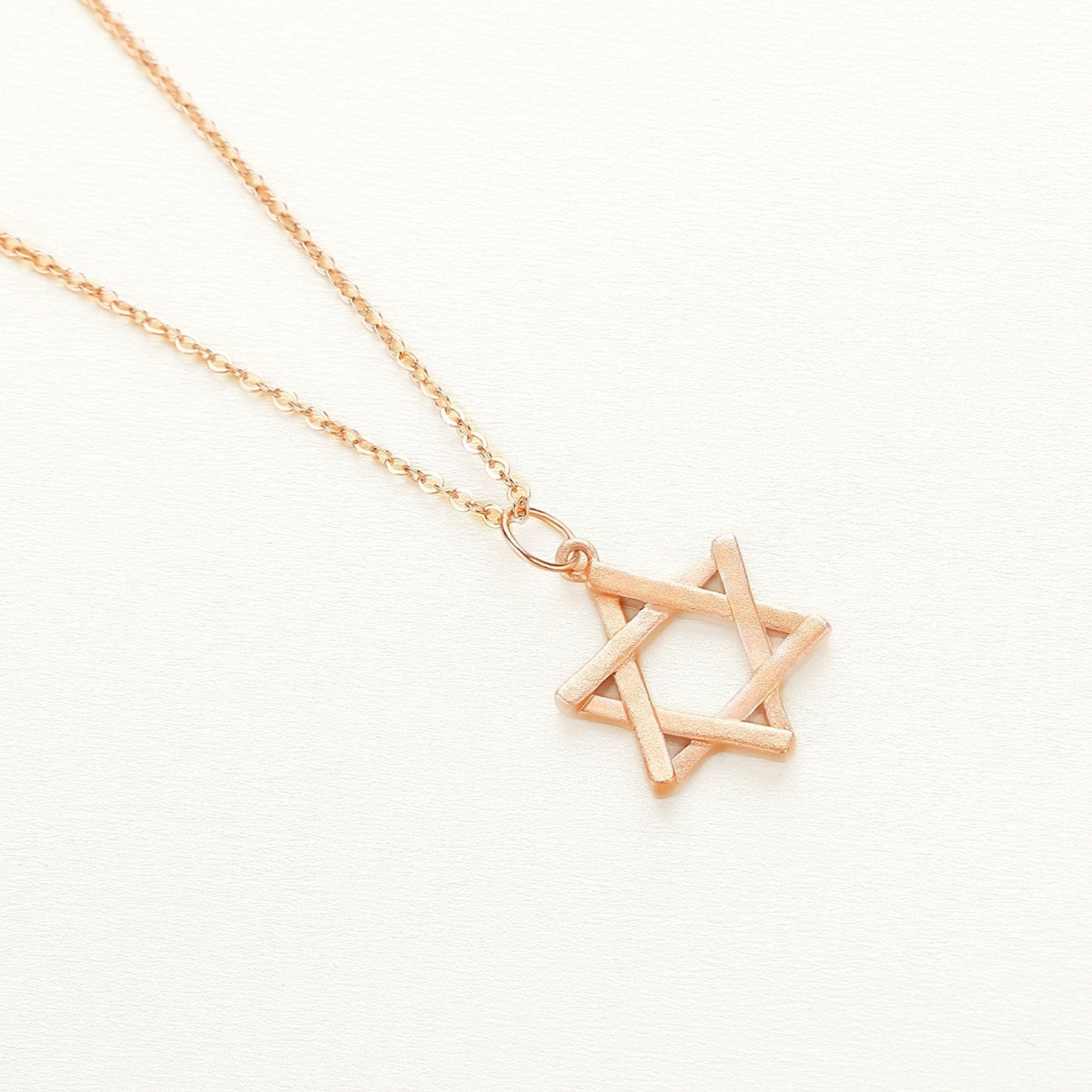 925 Sterling Silver Star of David Necklace