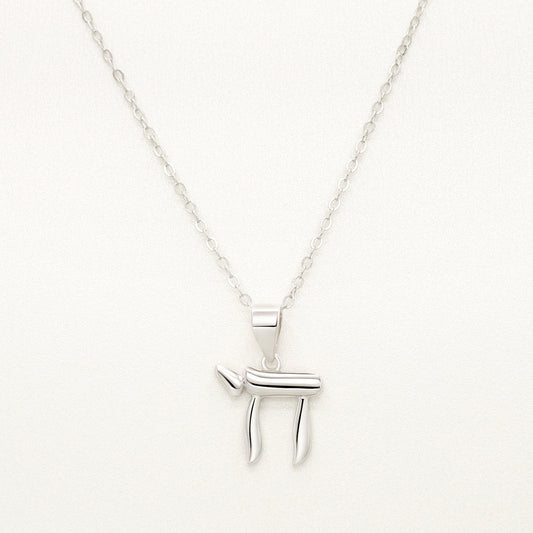 925 Sterling Silver Chai Necklace