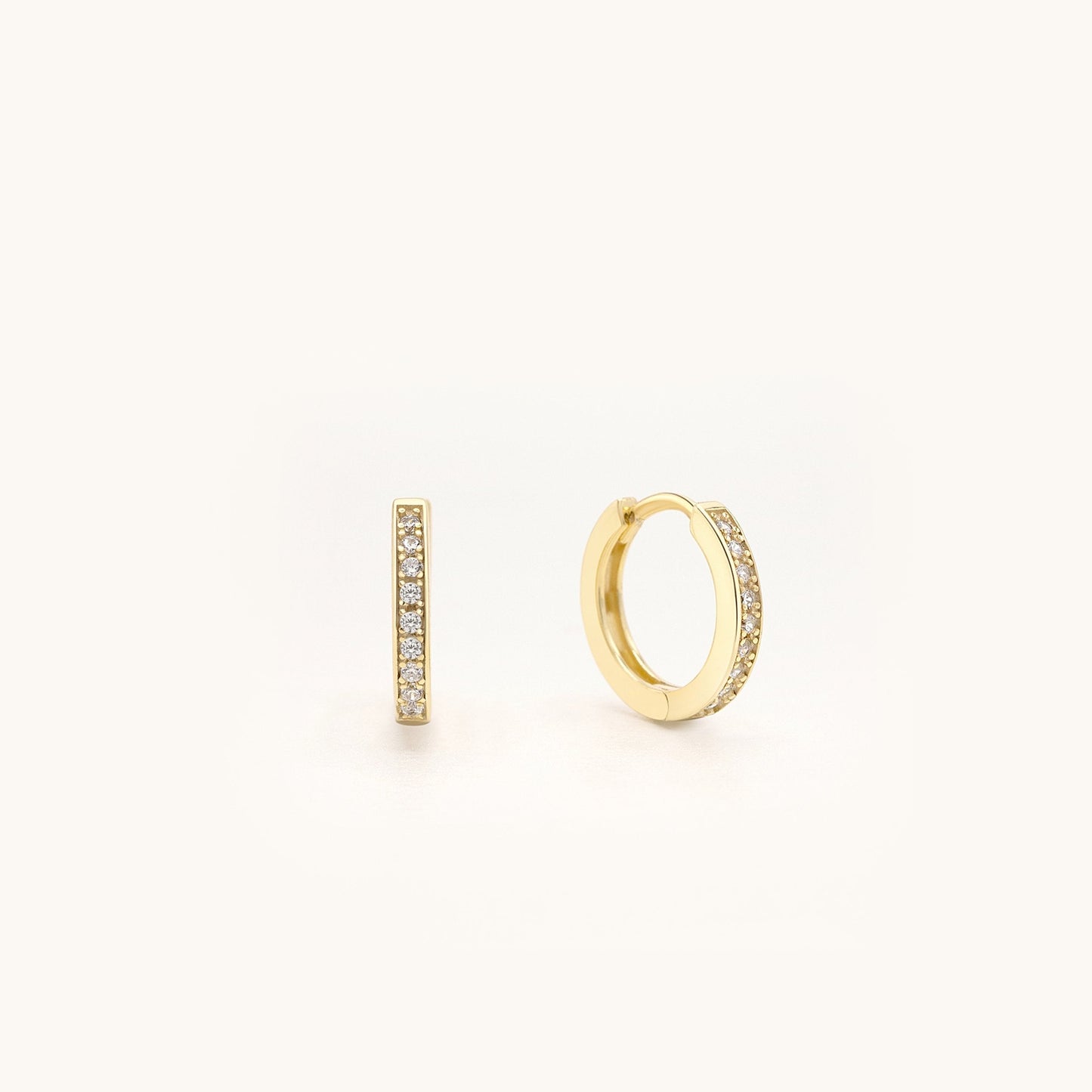 925 Sterling Silver Huggie Hoop Earrings