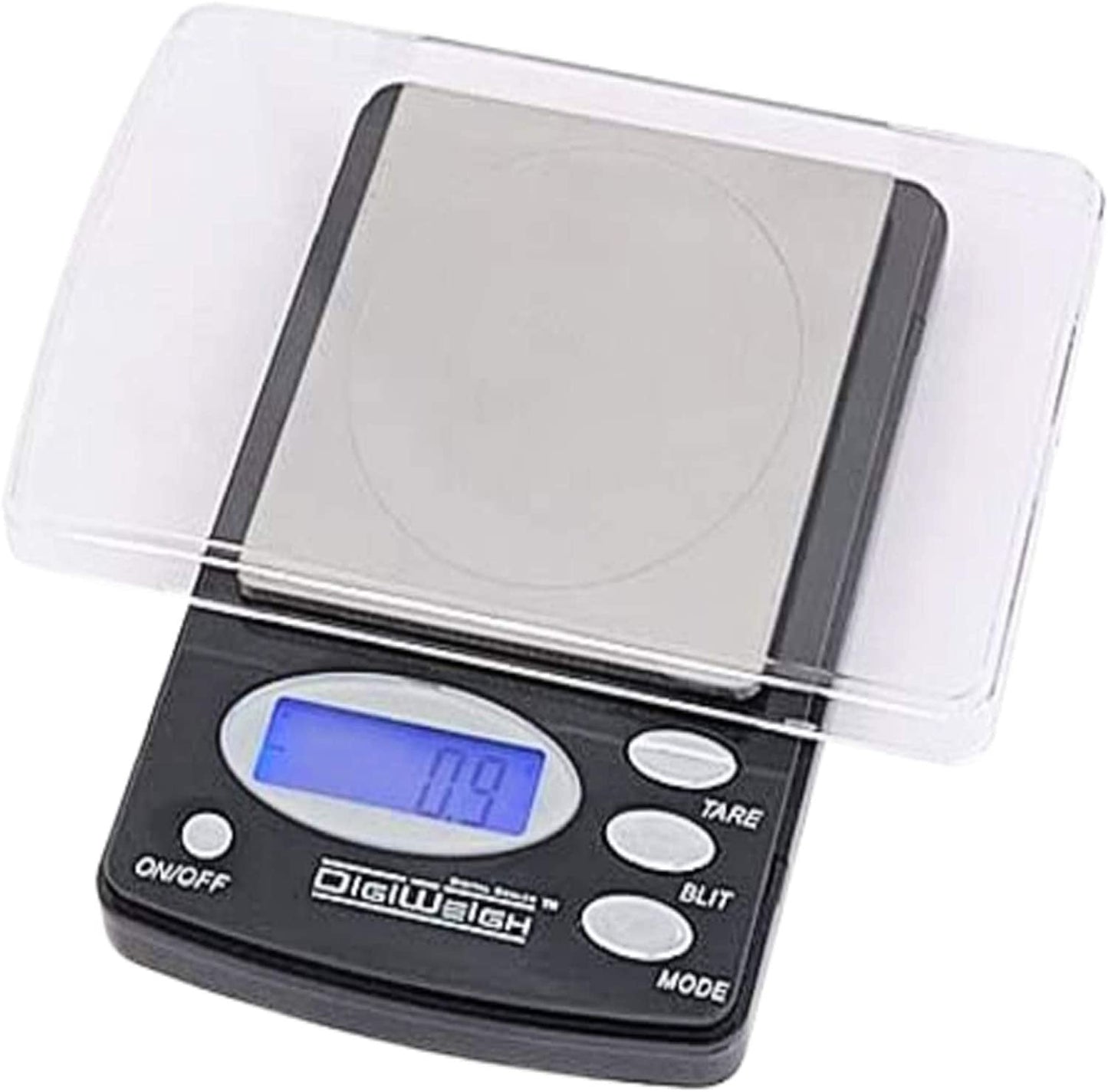 DigiWeigh DW-100AX Precision Digital Scale – 100g x 0.01g | Gram, Ounce, Carat, Grain Modes | Lab, Jewelry, Reloading, Gemstone Use