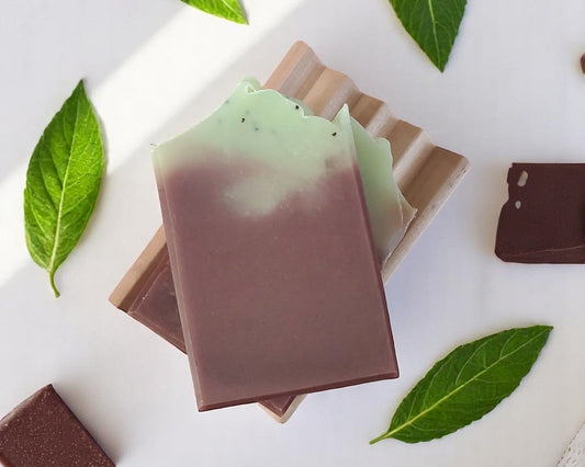 Mint Chocolate Chip Goat Milk Soap