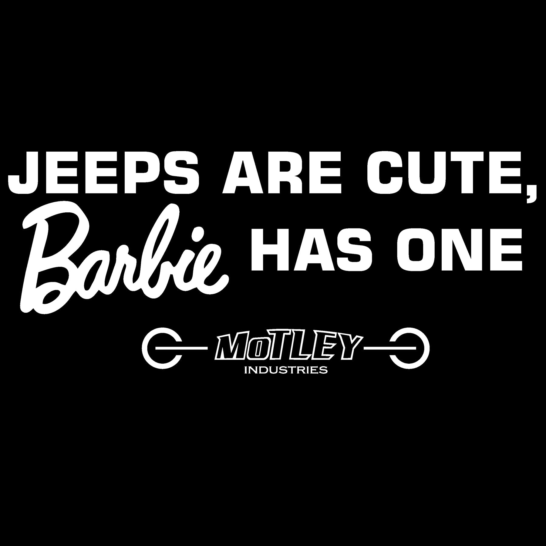 Barbie Men's T-Shirt - Black - motleyindustries - Little Red General Store