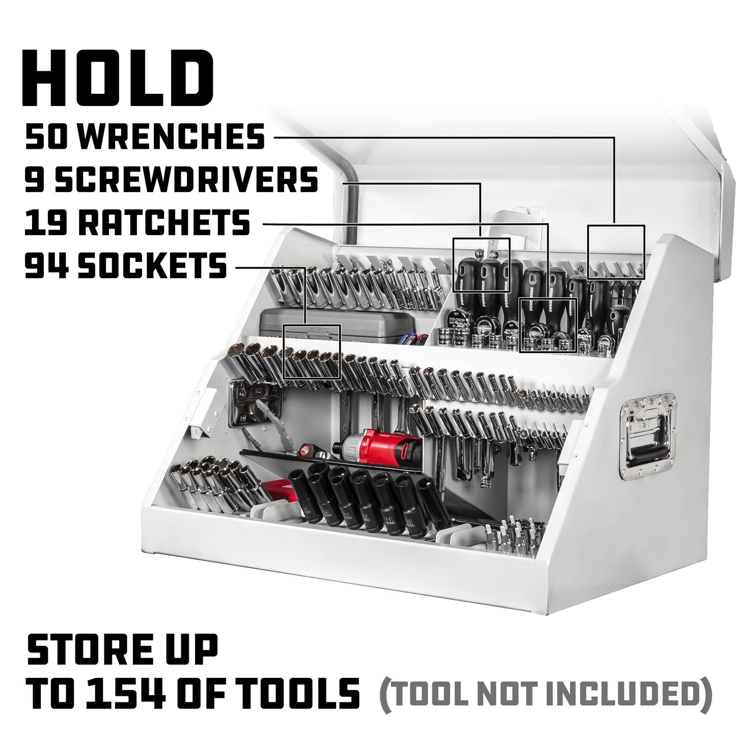 26 Inch Rapid Box Tool Box - White - motleyindustries - Little Red General Store