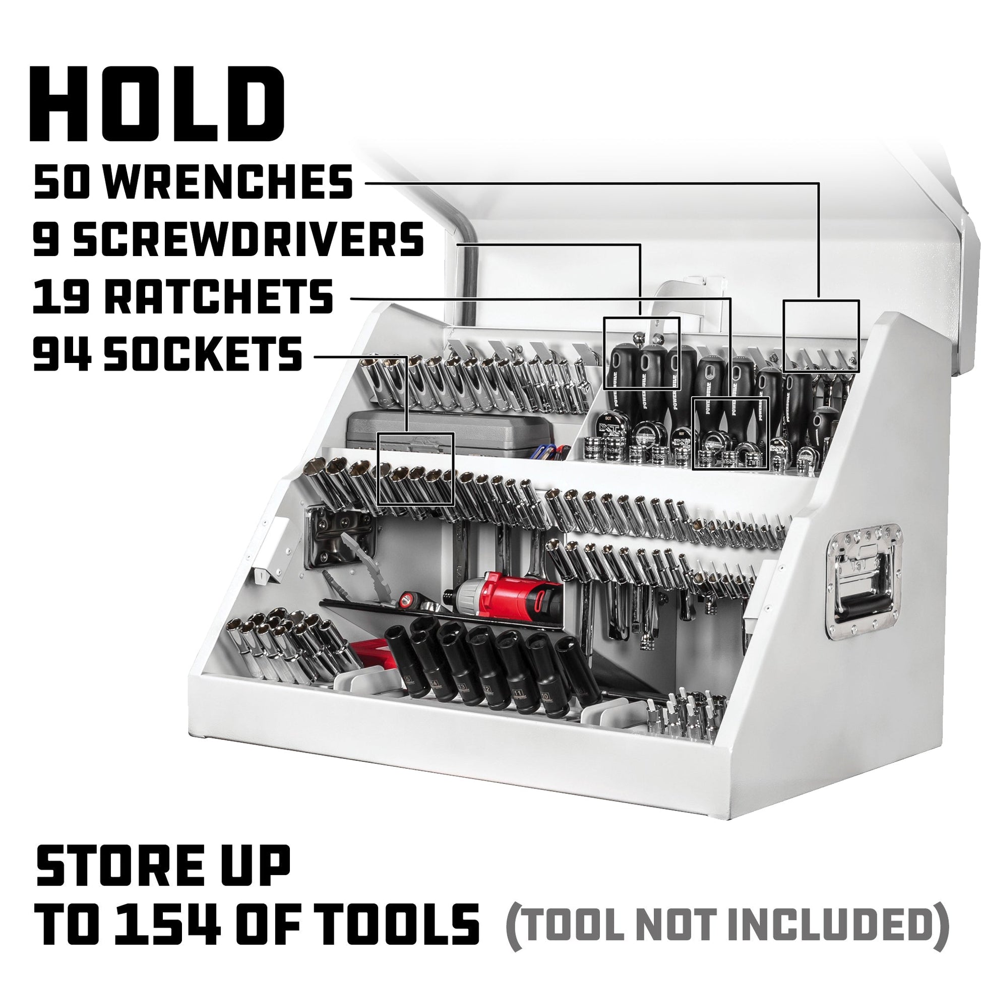 26 Inch Rapid Box Tool Box - White - motleyindustries - Little Red General Store