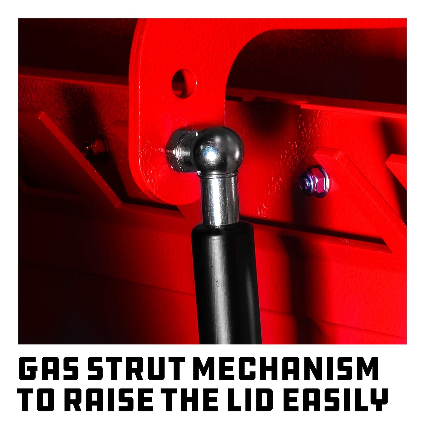 26 in. Rapid Box Portable Slant Front Toolbox - Red - motleyindustries - Little Red General Store