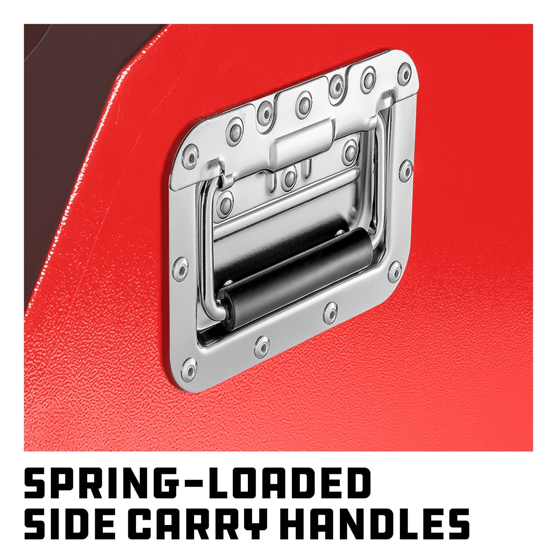 26 in. Rapid Box Portable Slant Front Toolbox - Red - motleyindustries - Little Red General Store