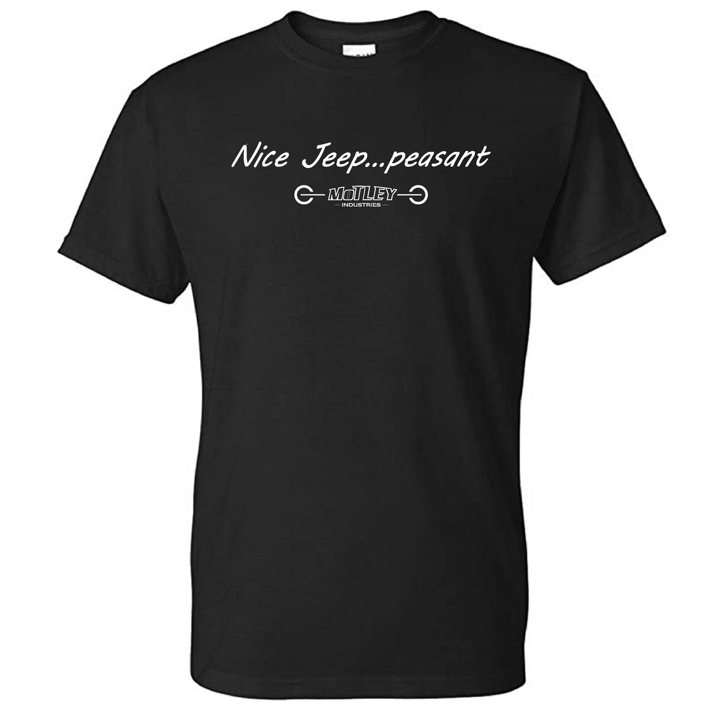 Nice Jeep Men's T-Shirt - Black - motleyindustries - Little Red General Store