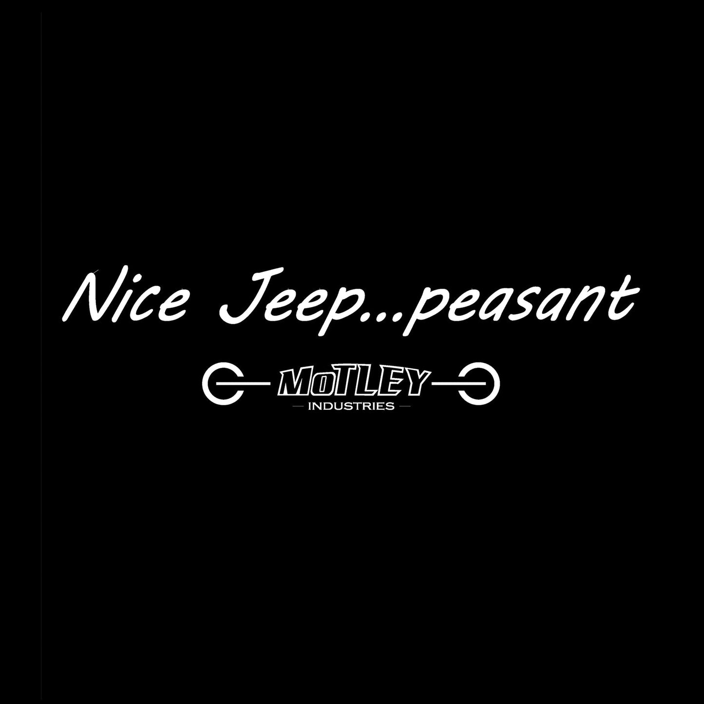 Nice Jeep Men's T-Shirt - Black - motleyindustries - Little Red General Store