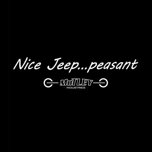 Nice Jeep Men's T-Shirt - Black - motleyindustries - Little Red General Store