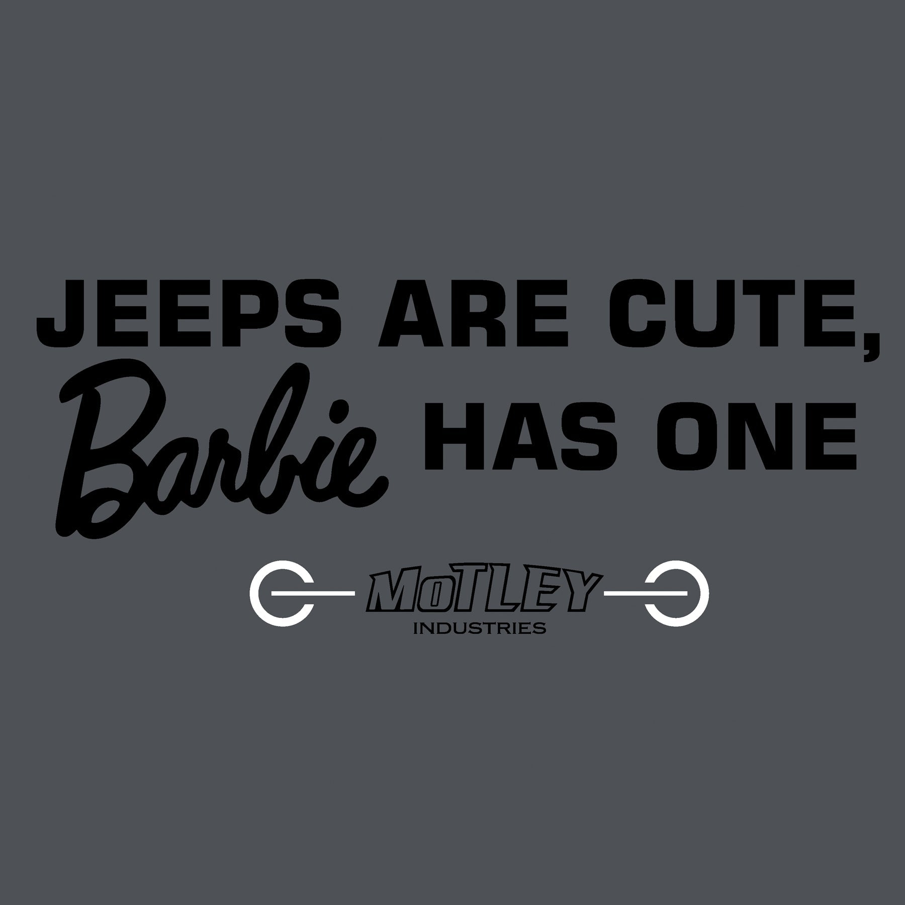 Barbie Men's T-Shirt - Gray - motleyindustries - Little Red General Store