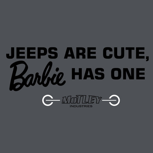 Barbie Men's T-Shirt - Gray - motleyindustries - Little Red General Store