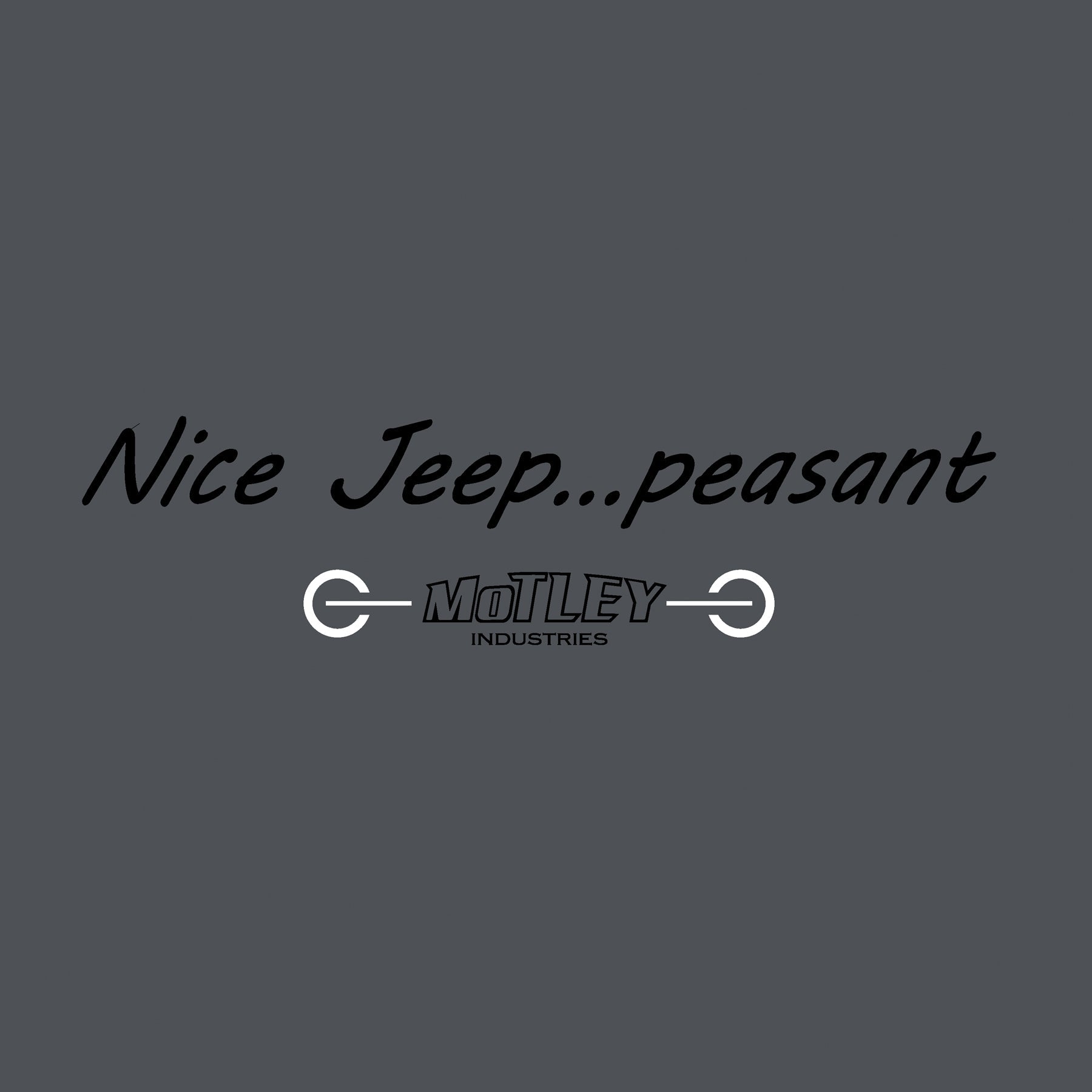 Nice Jeep Men's T-Shirt - Gray - motleyindustries - Little Red General Store