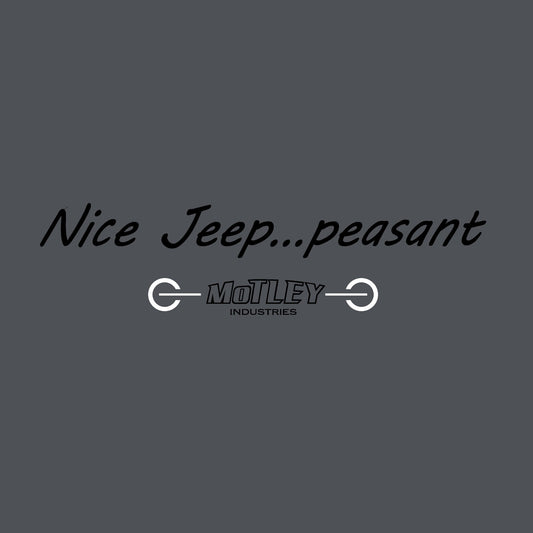 Nice Jeep Men's T-Shirt - Gray - motleyindustries - Little Red General Store