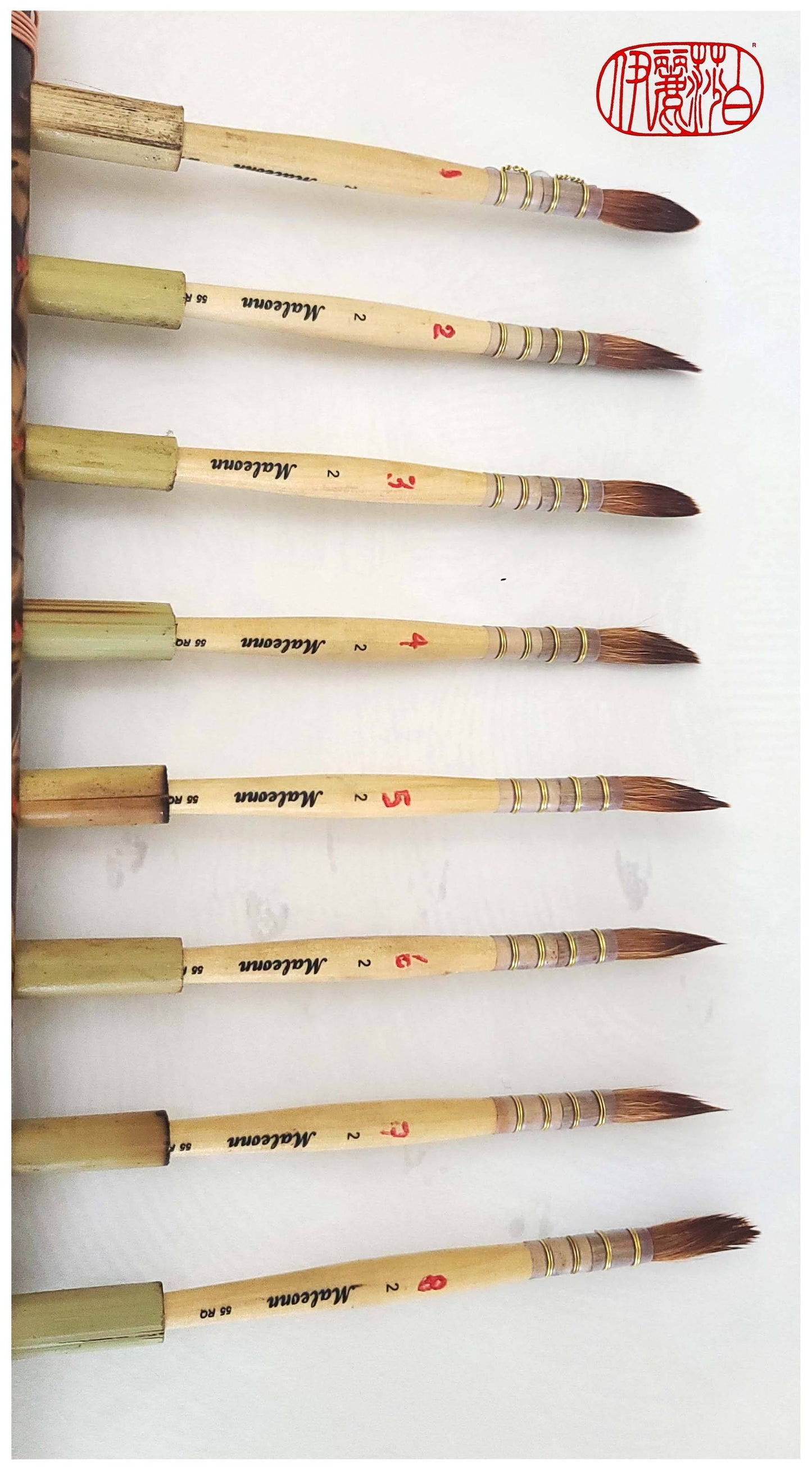 Multi-Brush Holder Tool With 8 Individual Brushes