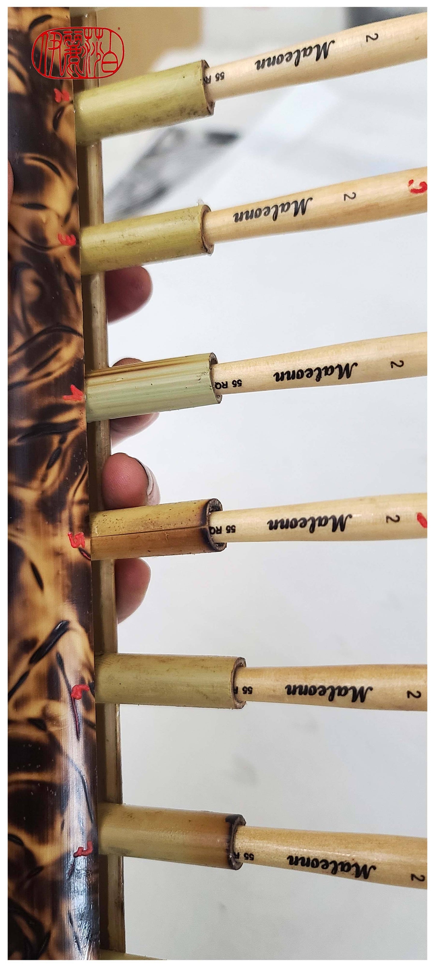 Multi-Brush Holder Tool With 8 Individual Brushes