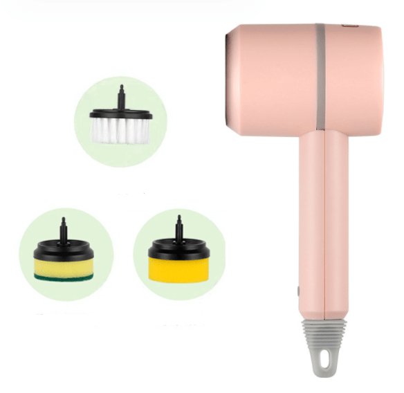 Multifunctional Electric Cleaning Brush with Scouring Pad Attachment