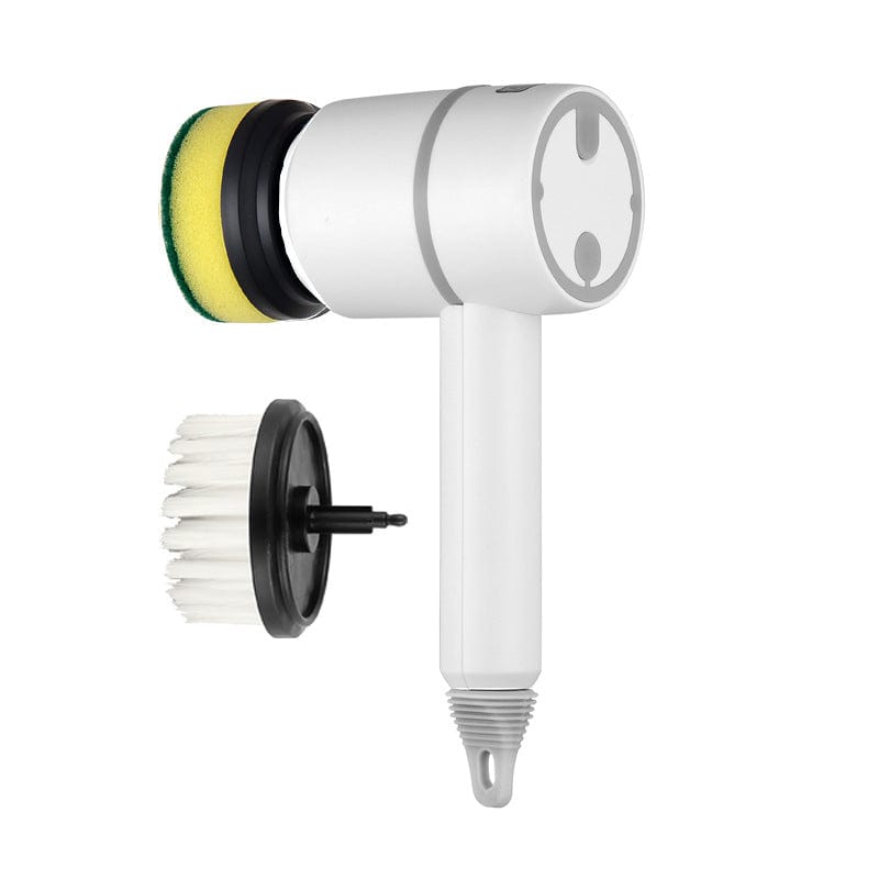 Multifunctional Electric Cleaning Brush with Scouring Pad Attachment