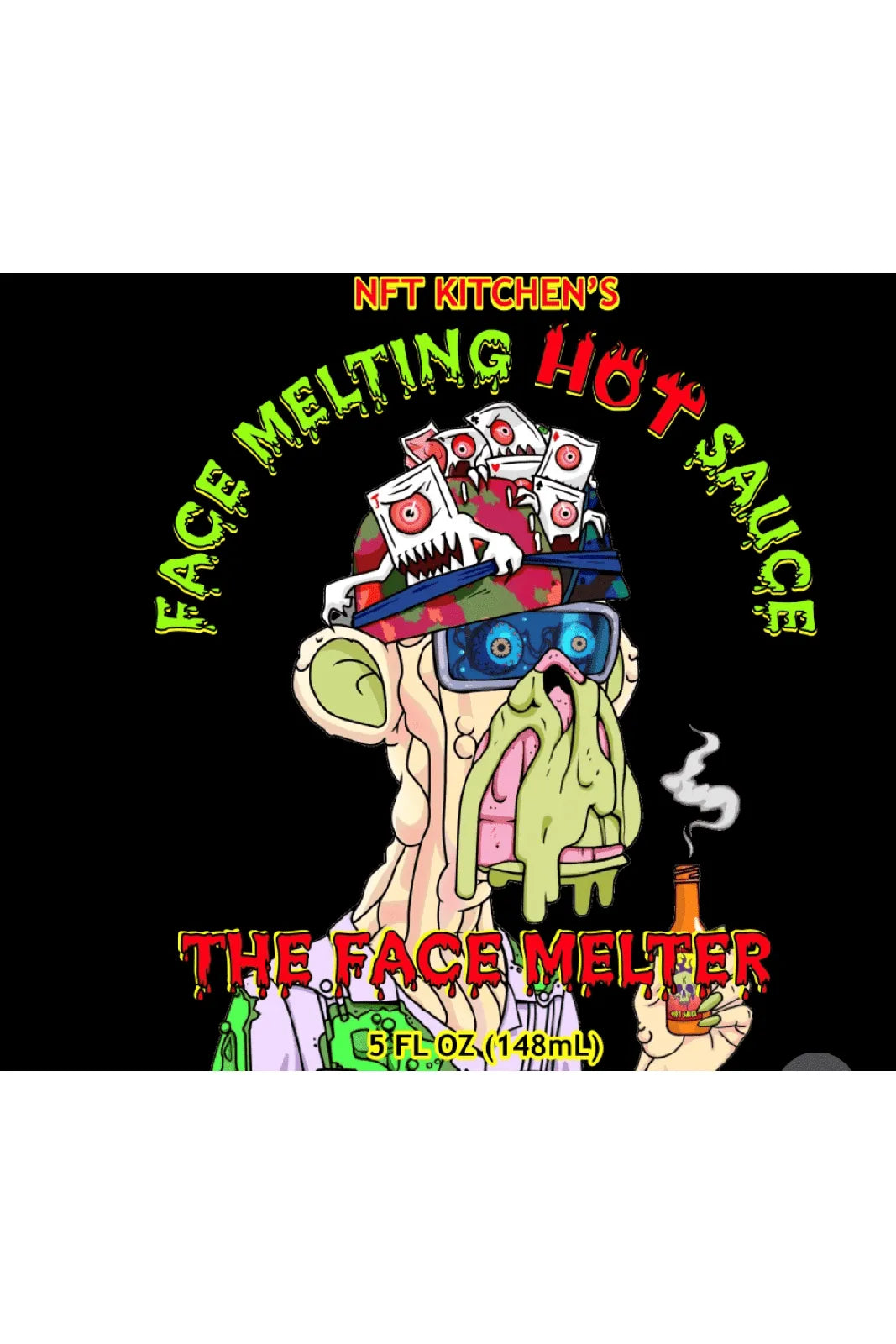 THE FACE MELTER (5oz) LIMITED EDITION WHITE LABEL