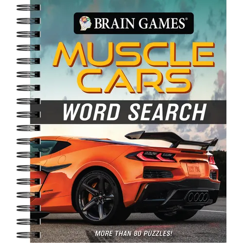 Brain Games - Muscle Cars Word Search: More Than 80 Puzzles!