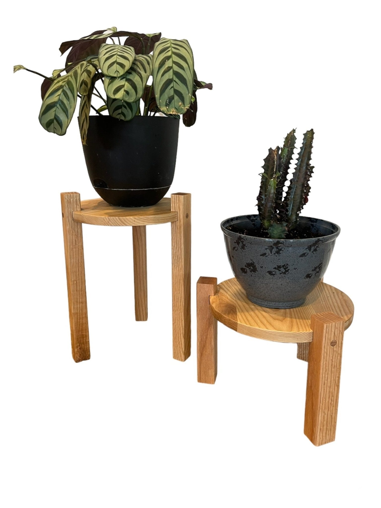 White Oak Plant Stand - Nickel City Woodworking - Little Red General Store