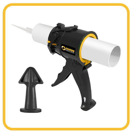 SILIGUN™ Classic Compact 4" Caulking Gun - Nozzle Kit