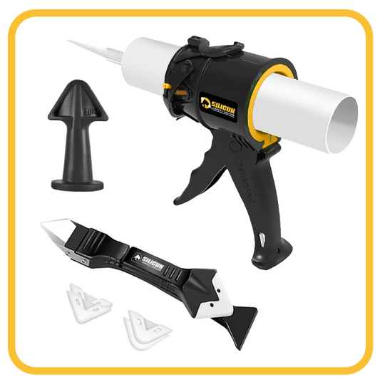 SILIGUN™ Classic Compact 4" Caulking Gun - Complete Kit