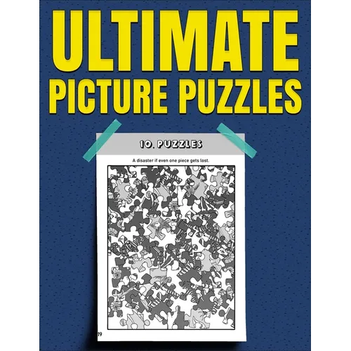Ultimate Picture Puzzles: Spot the Difference Book for Adults