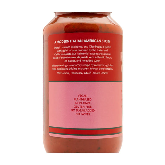 Ciao Pappy Marinara Classico bottle - 12 bottles case
