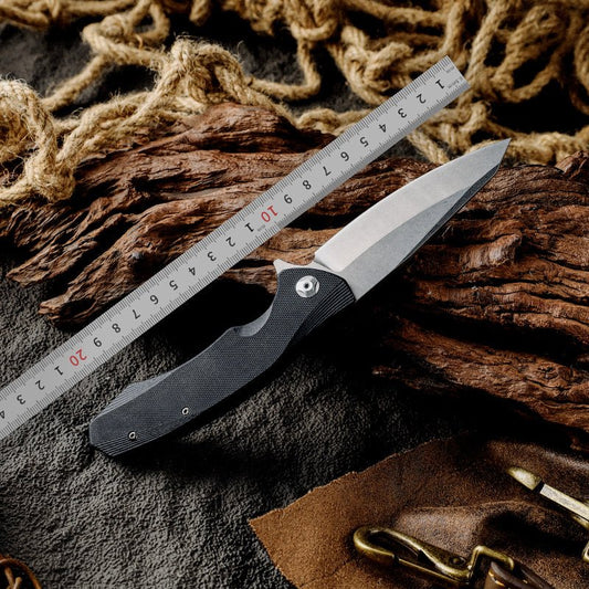 Omen Folding Knife with G10 Handle