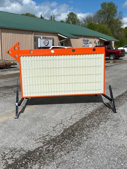 8 foot [48" x 96"] A7 Arrow Portable Readerboard Arrow Signs