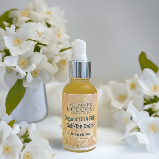 Organic DHA FREE Tanning Drops for Face & Body 1 oz.
