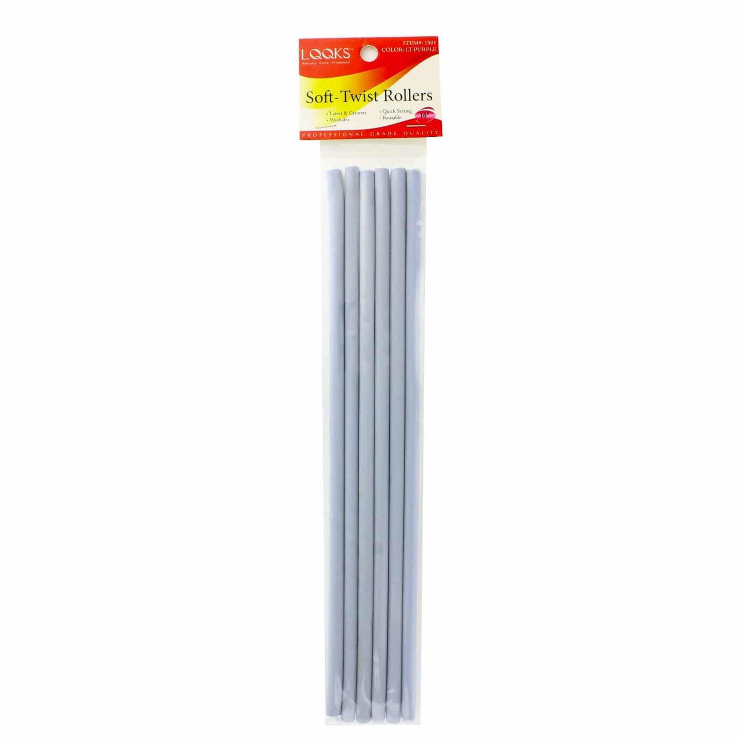 LQQKS 10" Soft-Twist Roller 6ct. Gray