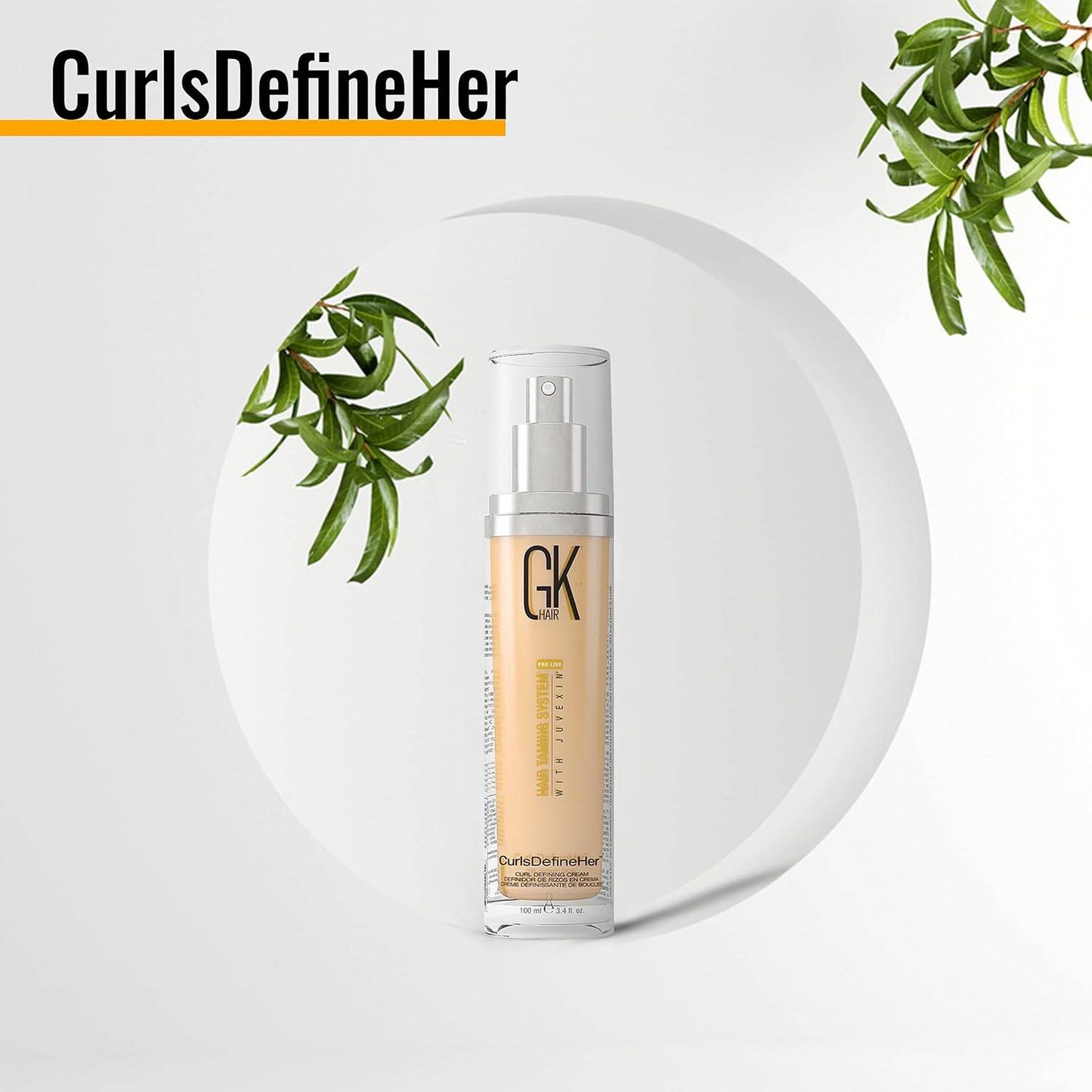 GK HAIR Global Keratin CurlsDefineHer (3.4 Fl Oz/100ml)