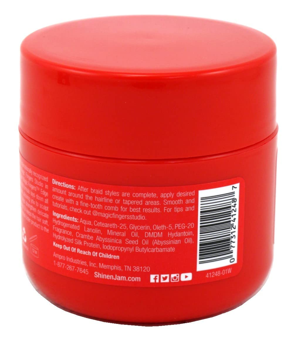 Ampro Shine N Jam Magic Fingers For Braiders Edge Extreme Hold