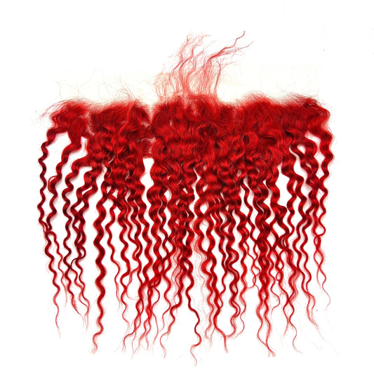 RIO Bohemian Frontal   Ear to Ear  13X4 Red
