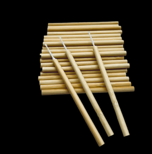 VIP- Eyelash accessories-Micro  Brushes with Bamboo Handle 50 pcs/bag