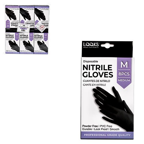LQQKS NITRILE GLOVE 8PC/PK