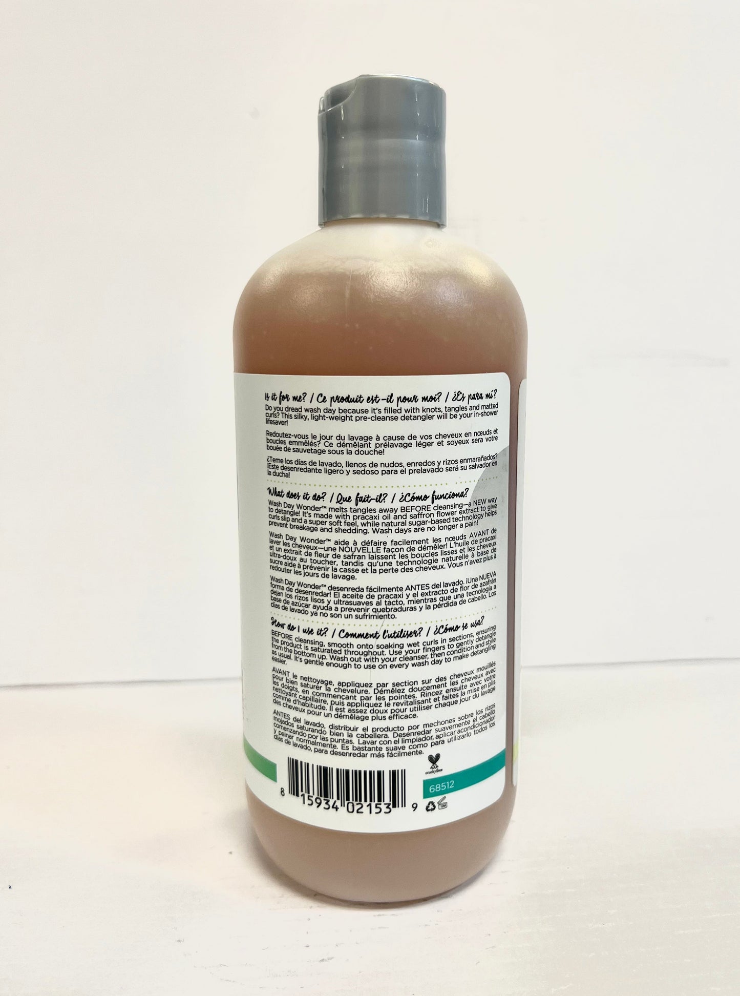 DevaCurl Wash Day Wonder Pre-Cleanse Slip Detangler 12 fl oz
