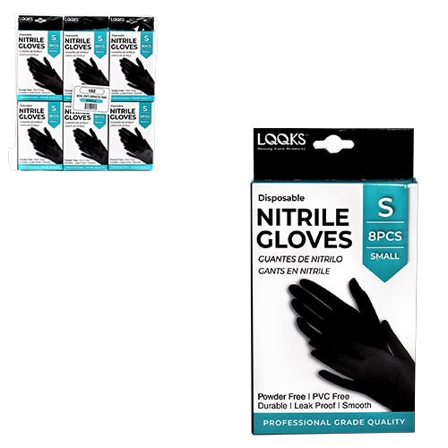 LQQKS NITRILE GLOVE 8PC/PK