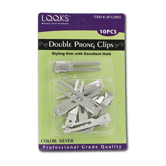 LQQKS Double Prong Clips 10PCS