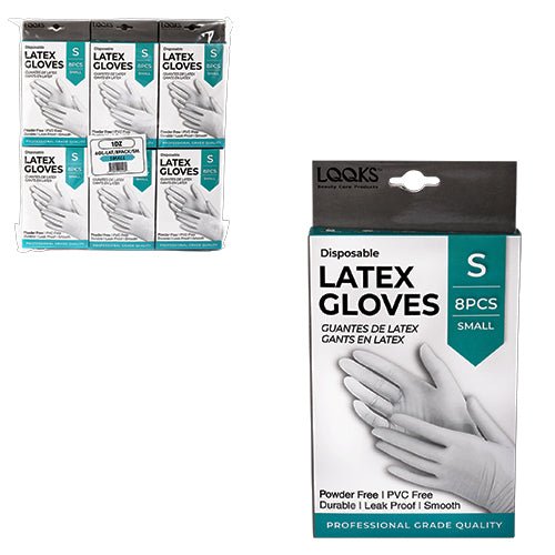 LQQKS LATEX GLOVE 8PC/PK
