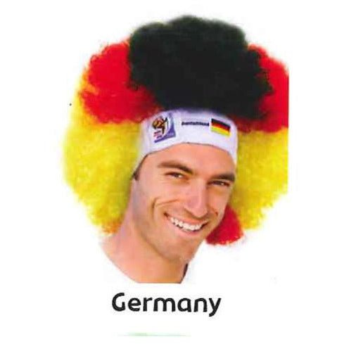 Retro Official Soccer Afro Wig hat from 2010 games.